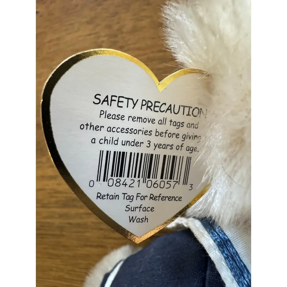 Ty Attic Treasures Breezy Bear Sailor Outfit Plush Navy Dress With Tag - Picture 8 of 9